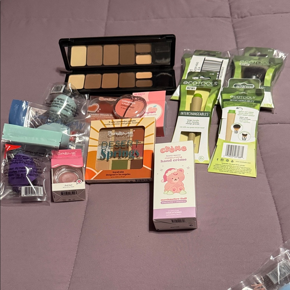 Makeup and Skincare Set with Brushes